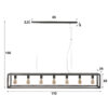 0342-0375-4ee5-8156-5365894dc27c.jpg D - Hoyz - Hanglamp Vierkant Buis - 7 Lampen - Rechthoek - 170x25x150