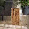 D - Hoyz - Bijzettafel Boomstam - Ongeveer Ø30 - Bruin - 30x35x45