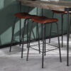 06fd-5eda-4e75-ac6f-c3e7123a9fd9.jpg D - Hoyz - Barkruk Vintage - Echt Leer - 4 Stuks