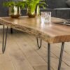 078a-6a1f-4df1-9607-0276f5835eb9.jpg D - Hoyz - Salontafel Edge - Rechthoek - Bruin - Zwart Metaal