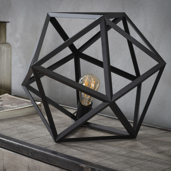 0882-518f-4e5e-ace4-03c2b6b7978f.jpg D - Hoyz - Tafellamp 1 Lampen - Triangle - Zwart