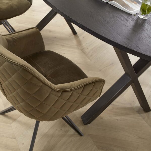 D - Hoyz - Eetkamertafel Yucon Black - Ovaal - 200x105x77 - Zwart
