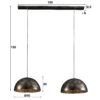 0b1e-bcae-4011-86ca-2280c9878b71.jpg D - Hoyz - Hanglamp Old Silvery - 2 Lampen - 110x40x150 - Zilverkleurig