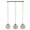 0bd5-f612-4f1f-adbb-7f7a16efc824.jpg D - Hoyz - Hanglamp Sphere Helder Glas - 3 Lampen - Ø30 - 120x15x30