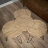 0c18-456e-46f3-b758-f50a61508333.jpg D - Hoyz - Salontafelset - Mangohout - Ø50 - 4 Stuks - 50x50x45