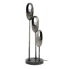 D - Hoyz - Tafellamp Open Oog - 3 Lampen - Getrapt - Zilverkleurig