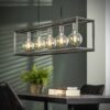 D - Hoyz - Hanglamp - 5 Armatuur Punten - Stalen Frame 45 graden - Vintage Look