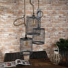 D - Hoyz - Hanglamp - 3x Ø20 cm mesh - Hanglampen - Diverse hoogtes