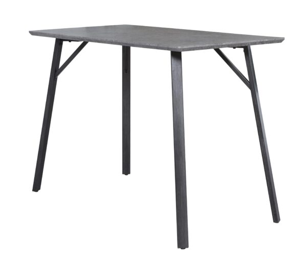 D - Hoyz - Bartafel Rechthoekige Buis - 140x70x92 - Hout