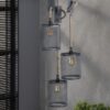 D - Hoyz - Hanglamp - 3x Ø20 cm mesh - Hanglampen - Diverse hoogtes