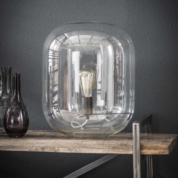 122c-12a2-4435-865e-232694ac4cb1.jpg D - Hoyz - Tafellamp Stolp - Glazen Stolp - 35x35x45