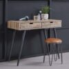 15c3-1364-4707-bd7d-1c2bcae4fc01.jpg D - Kaptafel Teca - Modern Bureau - Teakhout - Bruin - Vierpoot