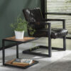 17ca-281d-44fd-8ab4-e4f8cb3887c7.jpg D - Hoyz - Fauteuil Vintage - Bruin - 2 Stuks