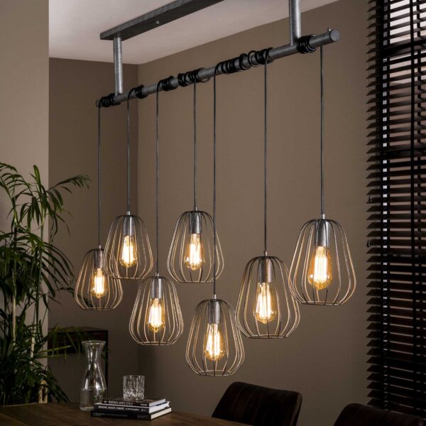 D - Hoyz - Hanglamp Lampoon - 7 Lampen - 150x18x150
