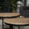 1bec-fac9-4b51-b815-cc68e73d9419.jpeg D - Hoyz - Bijzettafel set van 2 - Rond/Halfrond Frame - Bruin