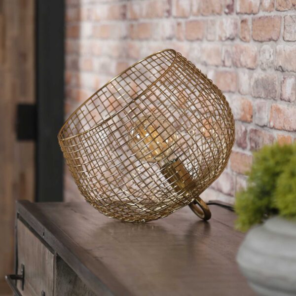 1c32-9937-4dee-8ede-bdb008f69cef.jpg D - Hoyz - Tafellamp Baket Wire - Ø33 - Industrieel - Goudkleurig