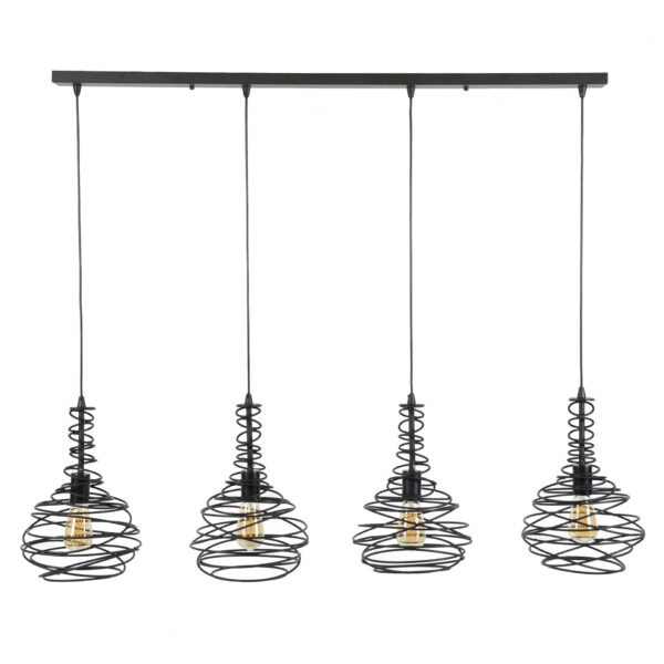 1c40-3429-44ff-a845-d6e90990c979.jpg D - Hoyz - Hanglamp - 4 Lampen - Ø25 - Kegel Spiraal