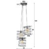 2173-6165-42bd-8b2b-609c7110792b.jpeg D - Hoyz - Hanglamp - 3 Metalen Spiraalvormige Hanglampen - Diverse Hoogtes