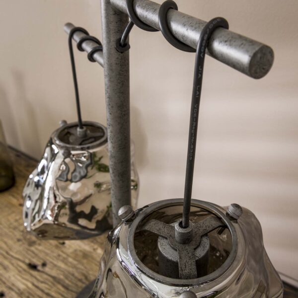 D - Hoyz - Tafellamp Rock - 2 Lampen - Industrieel - 47x22x60
