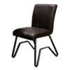 D - Hoyz - Stoel Vintage - Bruin - W-frame - 2 Stuks