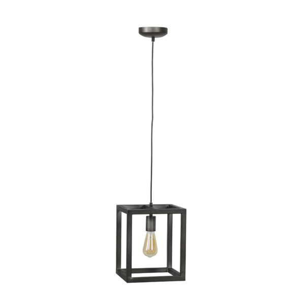 24ab-ca44-4025-ba80-5d7d110b6824.jpg D - Hoyz - Hanglamp Vierkante Buis - 25x25 - Grijs/Zwart
