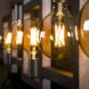 D - Hoyz - Industriele Hanglamp - 5 Lampen - Metaal Zilver - Industrieel
