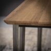 D - Hoyz - Eetkamertafel - Bruin - Hout - Eiken - 120x80x76