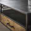 D - Hoyz - Salontafel Blend - 2 Lades - Zwart Metaal - 125x60x45cm