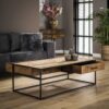 D - Hoyz - Salontafel Float met Lades - Hardhout  - 120x60cm