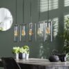 D - Hoyz - Hanglamp - 5 Metalen Hanglampen - Modern Industrieel - Diverse Hoogte