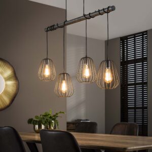 D - Hoyz - Hanglamp Lampoon - 4xØ18 - 100x18x150