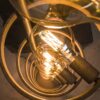 D - Hoyz - Vloerlamp Industrieel - 7 Lampen - Circular - Zwart/Grijs