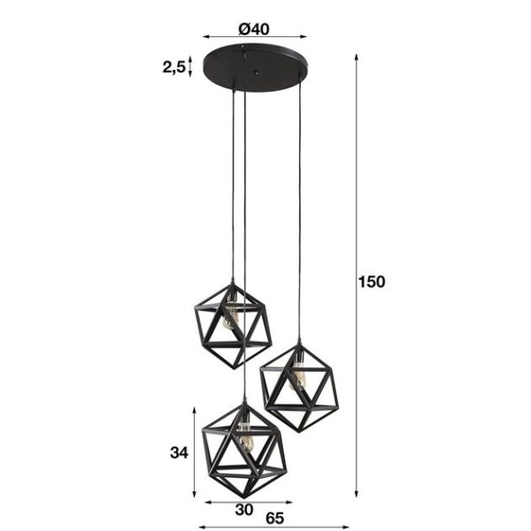 2b8f-4cf6-4c65-aa16-dcd2dea7f0d1.jpeg D - Hoyz - Hanglamp - 3 hanglampen - Triangle - Diverse hoogte