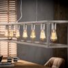 2c33-02c3-4945-adca-d2ded454a3d6.jpg D - Hoyz - Hanglamp Vierkant Buis - 7 Lampen - Rechthoek - 170x25x150
