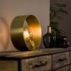 D - Hoyz - Tafellamp Vegas - Tafellamp industrieel - Vintage Staal - Goudkleurig