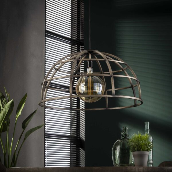 D - Hoyz - Hanglamp Dome - Ø70 - Metalen Frame - 70x70x150