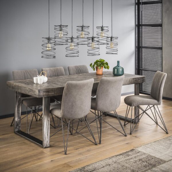 30d4-fb30-4448-9111-e73cc82d4ff9.jpg D - Hoyz - Eetkamertafel Grado - Hout - Industrieel - Grijs - 200x95x78