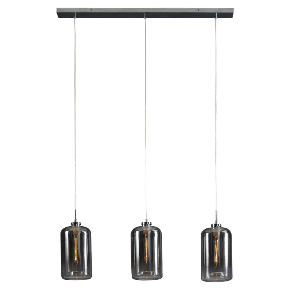 317a-1aa3-4aa5-bca7-a6c161aa1103.jpg D - Hoyz - Hanglamp Glass Metallic - 3 Lampen - Grijs