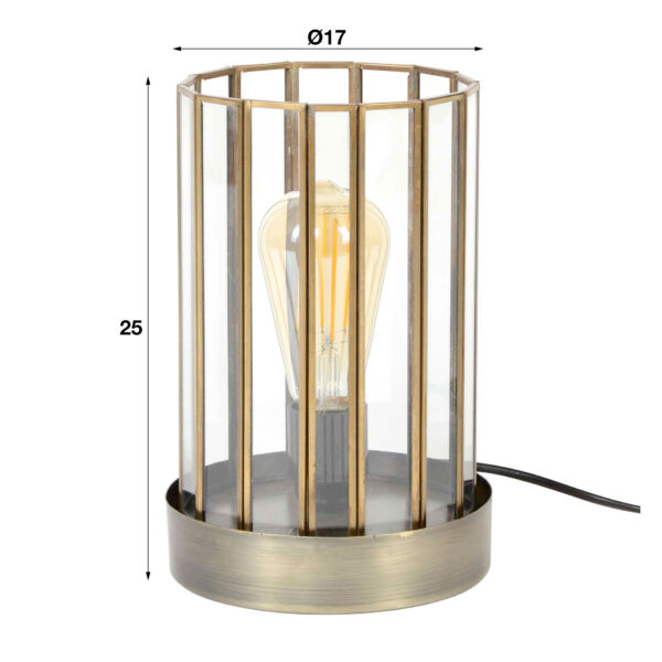 36a7-787b-40ef-9426-4be836451ab3.jpg D - Hoyz - Industriele Tafellamp - Vintage Metaal - Tafellamp Cylinder Vorm