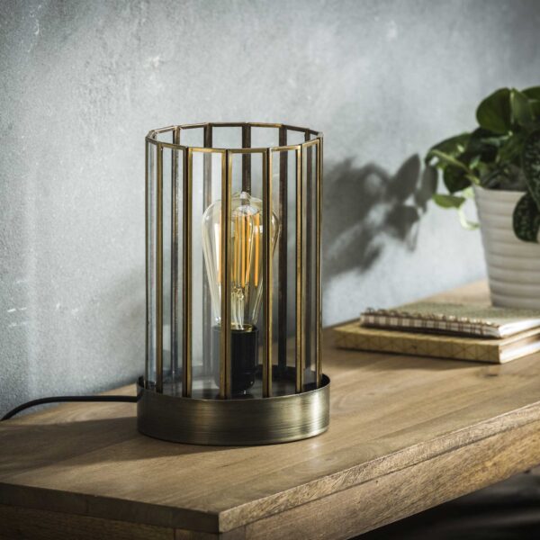 36ae-8ef1-4b66-937f-1f06336700c5.jpg D - Hoyz - Industriele Tafellamp - Vintage Metaal - Tafellamp Cylinder Vorm