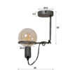 3962-3b4c-40b0-af60-6c80a0675fb3.jpg D - Plafondlamp Saturn - 1 Lamp - Ø12,5 Lichtbron - Transparant