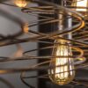 3996-3197-4181-84b0-8f8281d9707a.jpg D - Hoyz - Hanglamp - 3 Metalen Spiraalvormige Hanglampen - Diverse Hoogtes