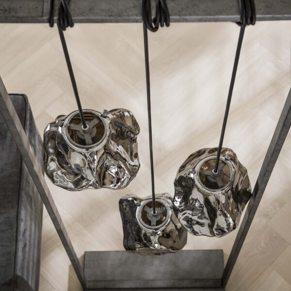 D - Hoyz - Vloerlamp Rock Wikkel - 3 Lampen - 51x25x180