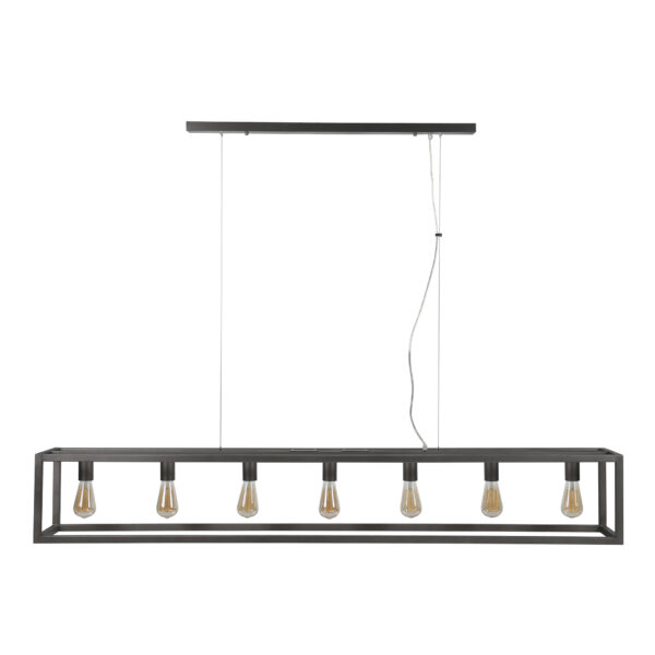 3c0f-3053-4b5a-b4d7-905650443197.jpg D - Hoyz - Hanglamp Vierkant Buis - 7 Lampen - Rechthoek - 170x25x150