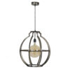 3c6f-a8ee-41d9-896a-5a1c4cb70208.jpg D - Hoyz - Hanglamp Globo - 50x54x150 - Grijs/Zwart - 1 Lichtbron