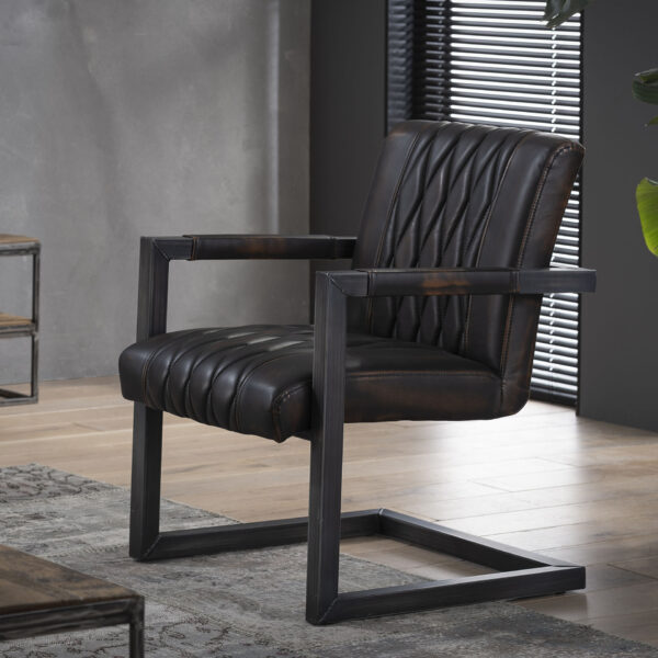 3ddc-5315-4a3c-a277-6fb72780667f.jpg D - Hoyz - Fauteuil Vintage - Bruin - 2 Stuks