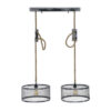 3e4f-bf86-4d17-80d0-09693f1aa7bc.jpg D - Hoyz - Hanglamp - 2x Ø40 cm mesh - Verstelbaar Touw - Rond