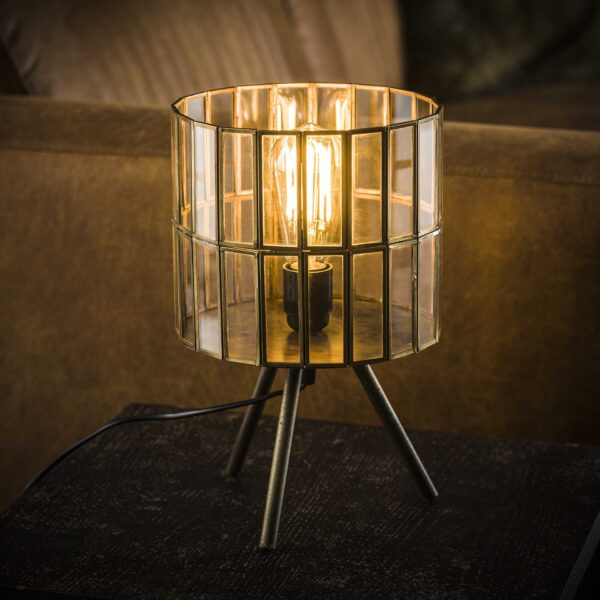 43a1-6df6-496e-b15b-42adf12c1feb.jpg D - Hoyz - Industriele Tafellamp van Metaal en Glas - Tafellamp tri-pod