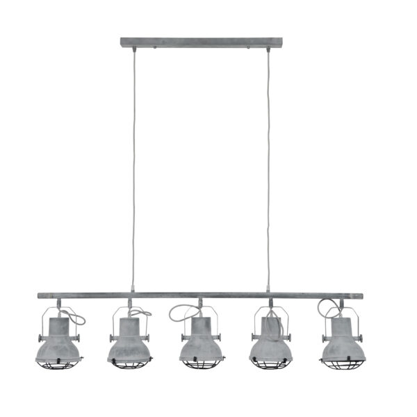 45a1-18ec-49d5-851d-e590e1b00ff1.jpg D - Hoyz - Hanglamp - 5xØ16 Betonlook Lampenkappen - Industrieel - Verstelbaar