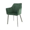D - Hoyz - Armstoel Diamond Stitch - Groen - 2 Stuks